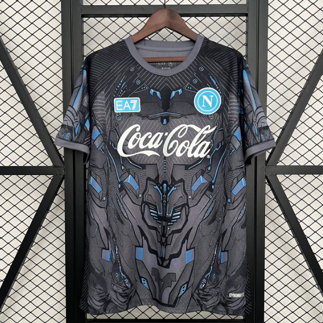 2025-26 Napoli Black Pre-Match Training Shirt